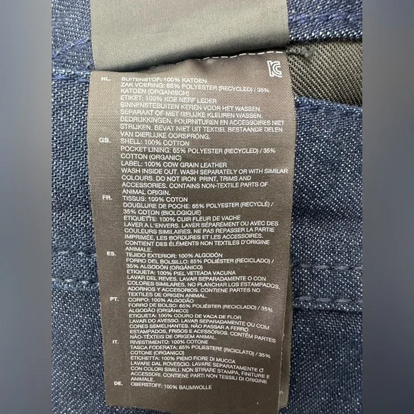 G-Star‎ Men’s Grip 3D Relaxed Tapered Jeans Dark Wash Size 40x34 - Picture 7 of 8